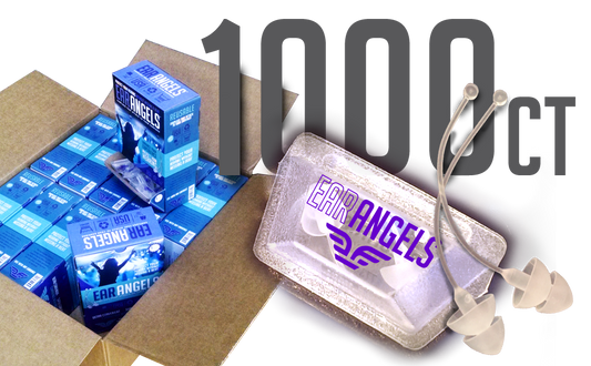 EarAngels Ear Plugs - 10 Point of Purchase Boxes - 1000 Pairs